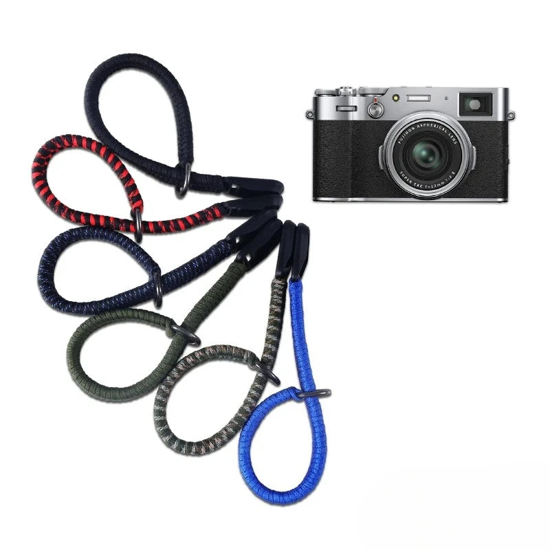 Adjustable Hand-Braided Camera Wrist Strap for Nikon, Canon, Sony