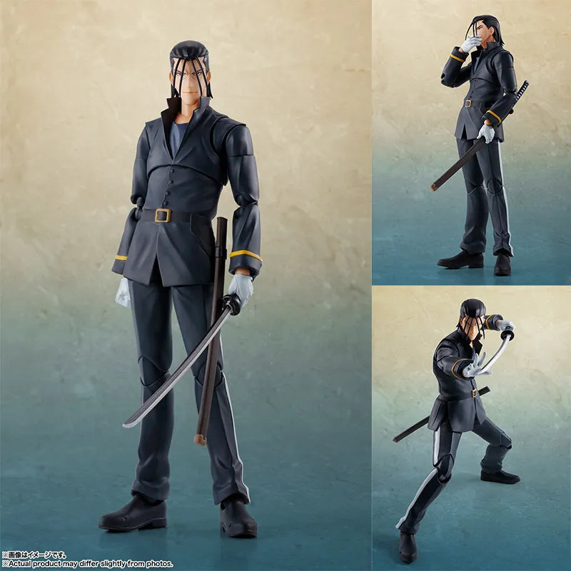 Bandai Shf HIMURA KENSHIN Action Figure - Rurouni Kenshin Collectible