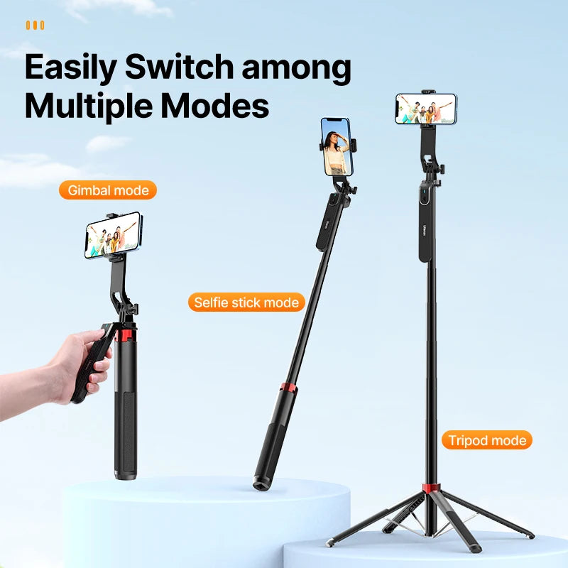 Ulanzi MA09 1.8m Selfie Stick Tripod with Remote for Smartphones