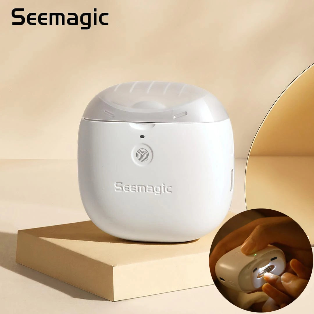 Seemagic Electric Automatic Nail Clipper with LED Light & Upgrade Cutter Head