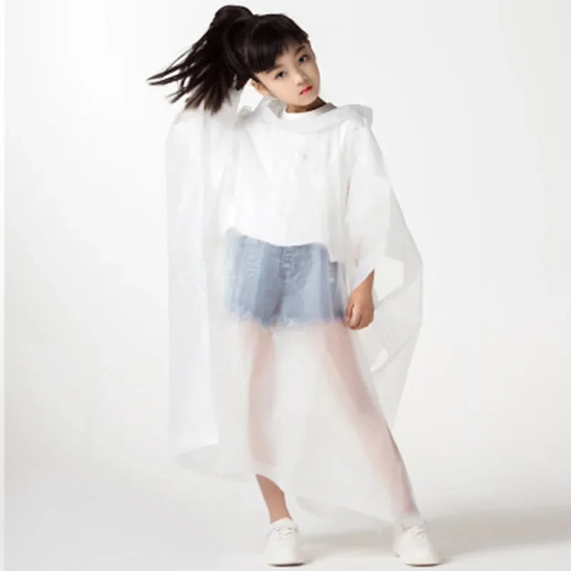 Lightweight Kids Raincoat - Waterproof Pullover for Outdoor Adventures