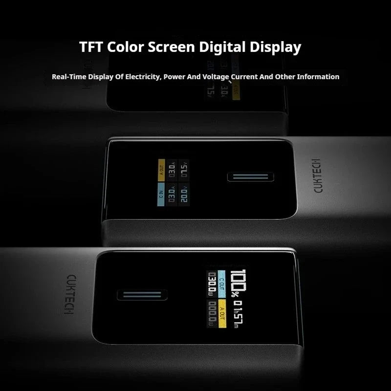 CUKTECH 10000mAh Fast Charging Power Bank - 150W Efficient Output