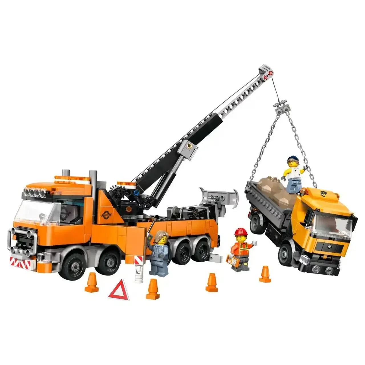 City Series Heavy Tower Crane Truck - Perfect Gift for Kids & Adults