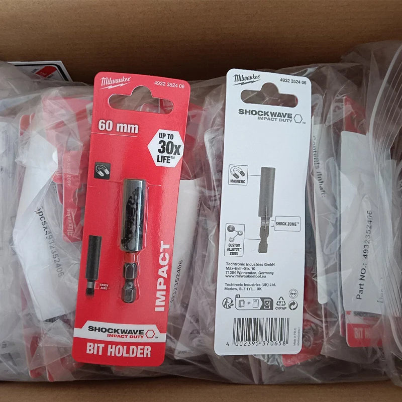 Milwaukee Shockwave 60mm Magnetic Impact Bit Holder - Maximum Strength