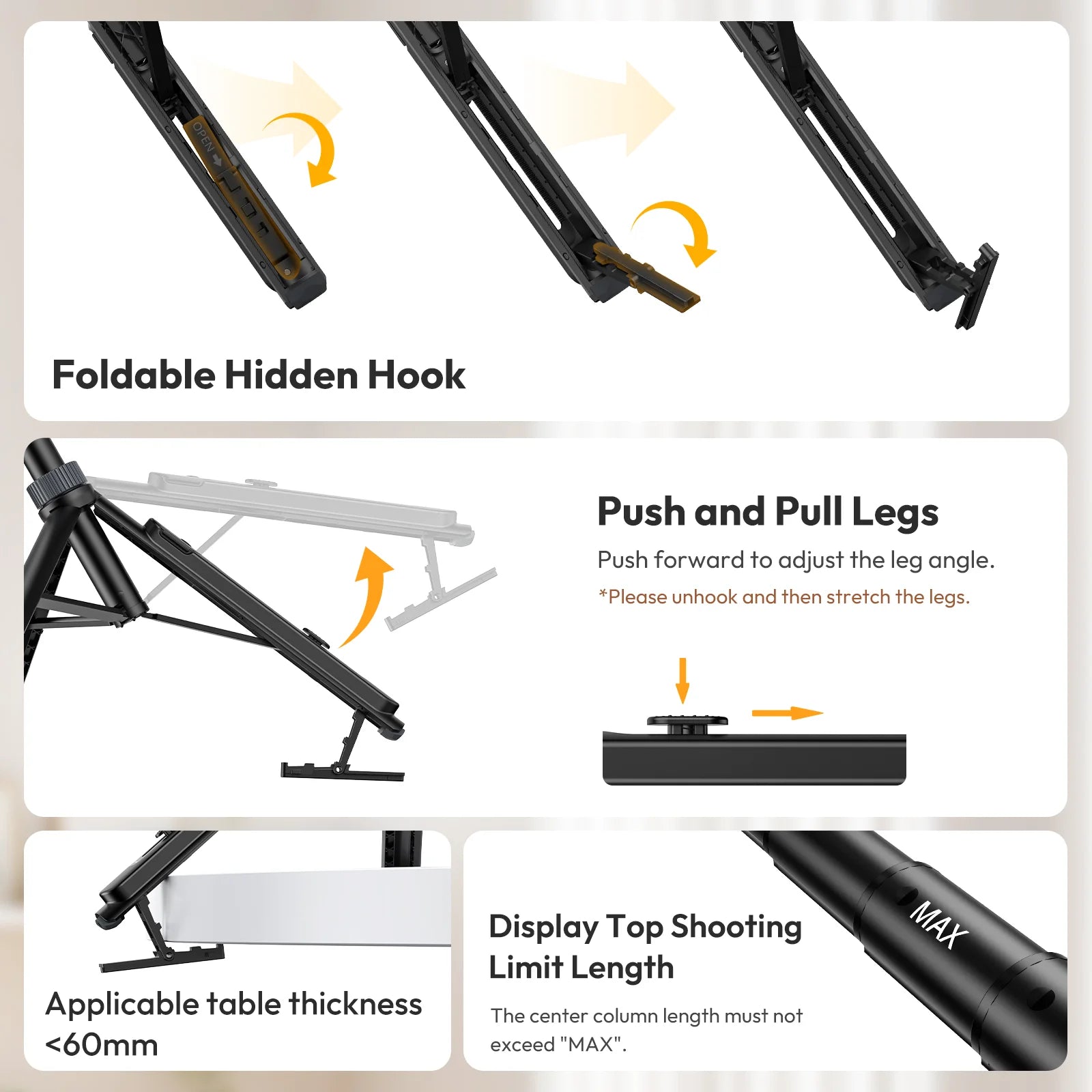 Ulanzi TT88 Overhead Tripod for Smartphones - Capture Like a Pro