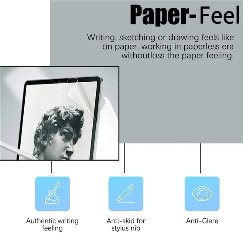3-Pack Paper Feel Screen Protector for Lenovo Xiaoxin Pad 12.7 - Anti-Glare
