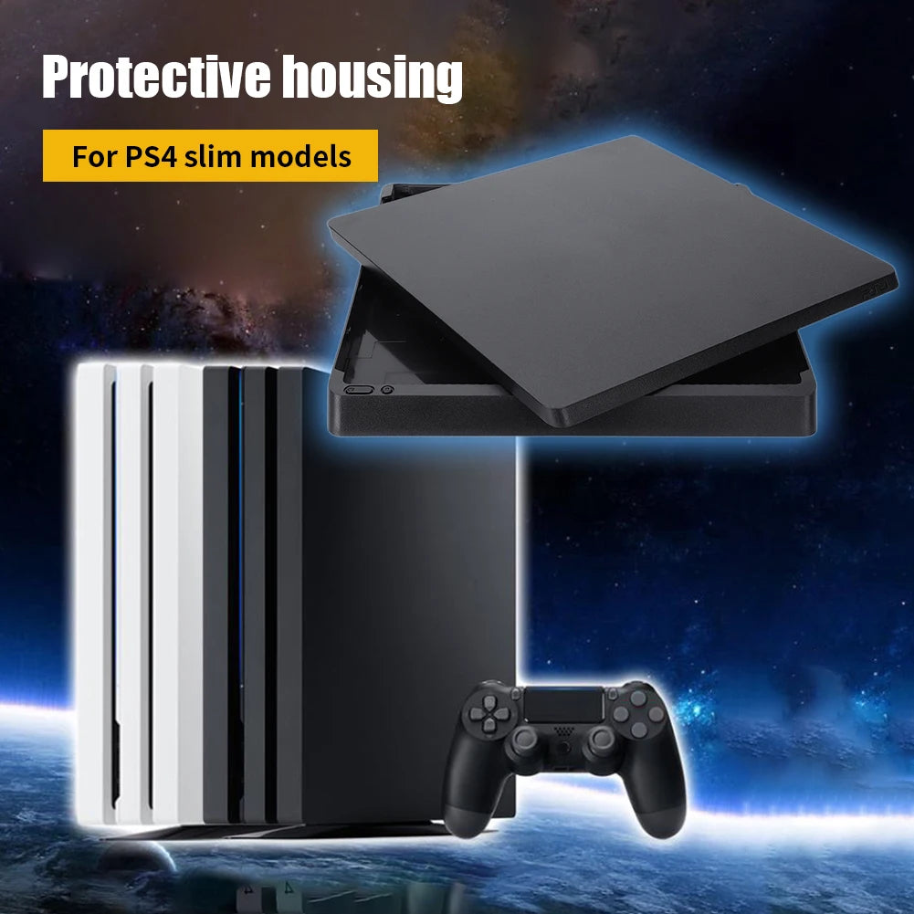 Black Protective Shell Case Cover for PS4 Slim & Pro Models
