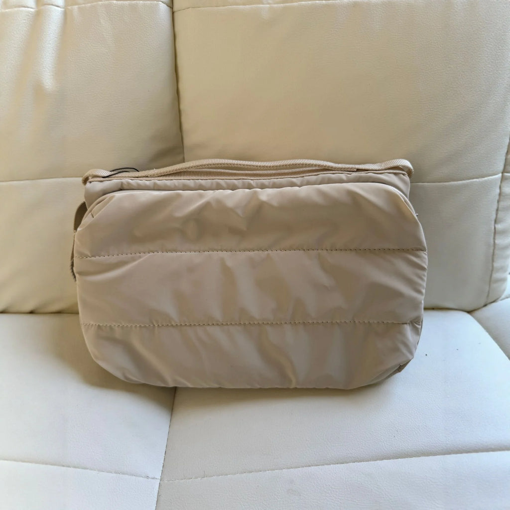 Large Capacity Nylon Water Bottle Bag - Unisex Crossbody Style