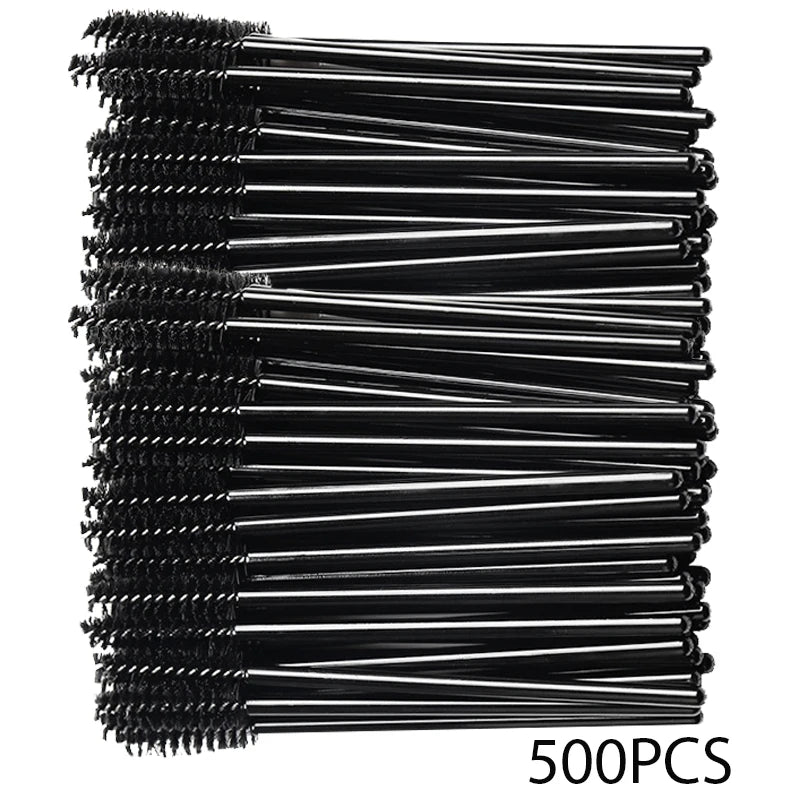Disposable Eyelash Brush Applicators - Perfect for Extensions & Brows