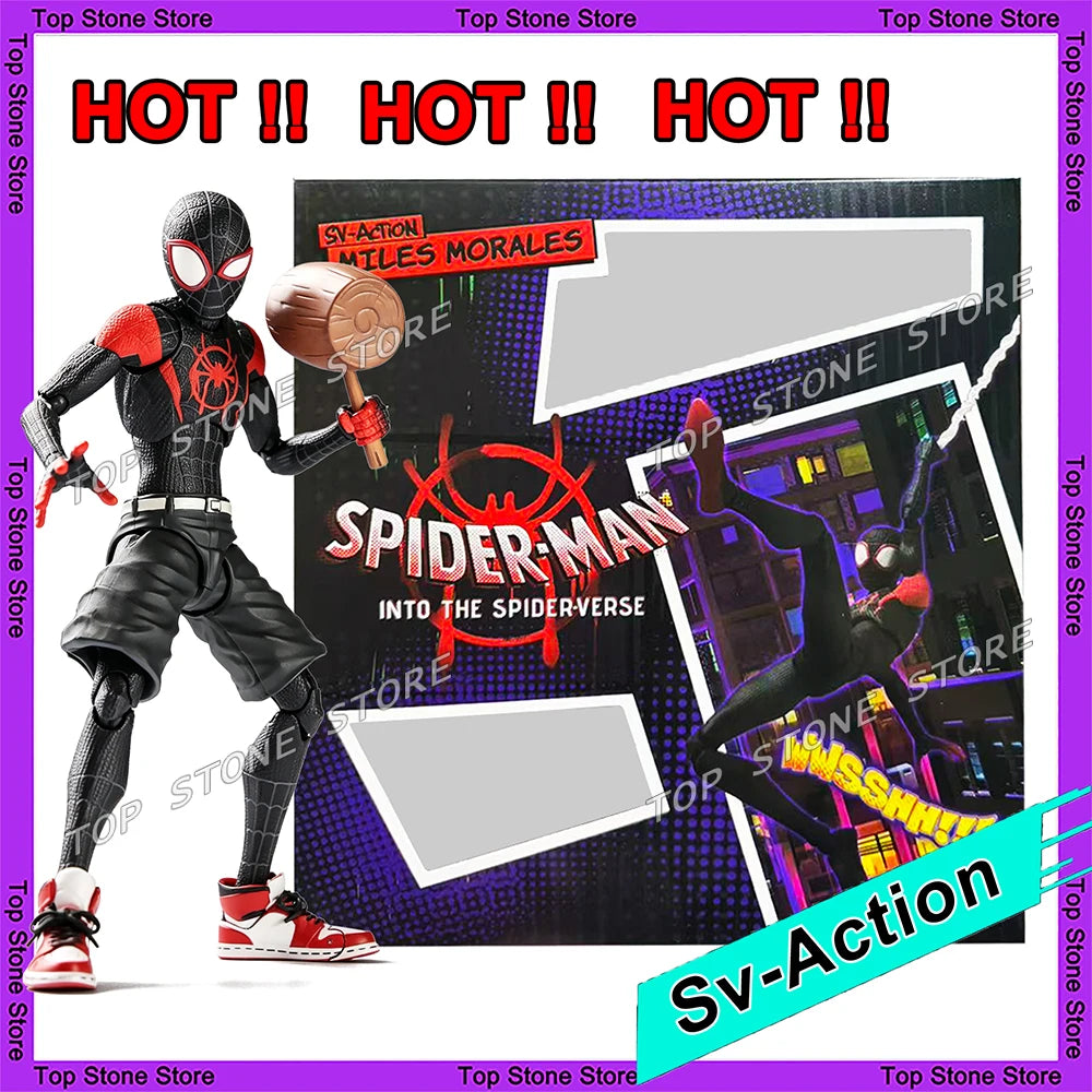 13cm Miles Morales Action Figure - Marvel Collectible Toy