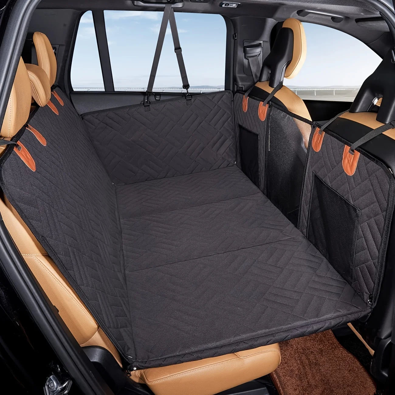 Waterproof Dog Seat Cover - Scratch-Proof Hammock for Cars