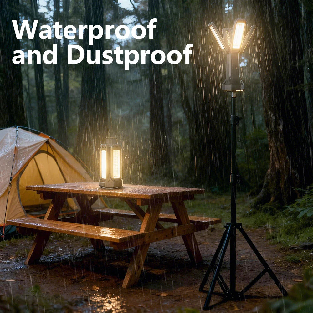 Powerful 16000mAh LED Camping Light | Dimmable Outdoor Work Light