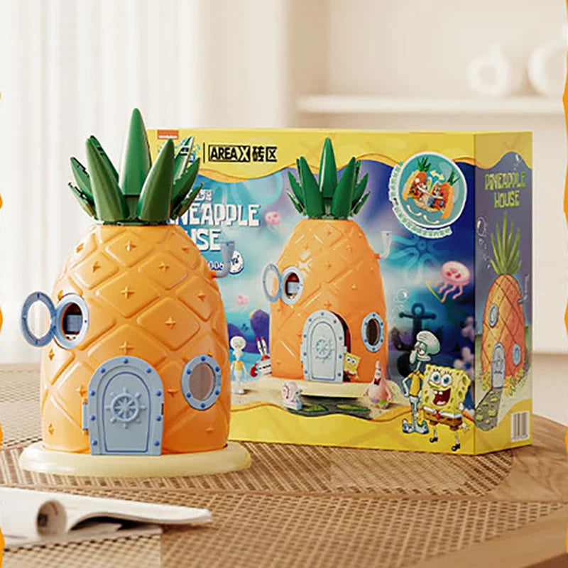 AREA-X SpongeBob Pineapple House Building Set - 1284 PCS Fun!