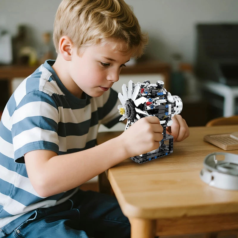 V8 Engine Building Blocks - Ultimate Kids Engineering Model Kit
