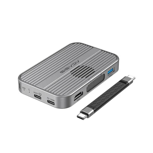 Acasis 10Gbps M.2 NVMe SSD Enclosure & USB-C Dock, Ultra-Fast & Compatible