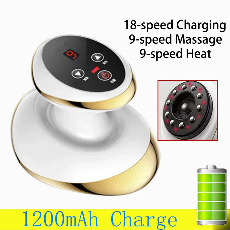 YUKUI Electric Gua Sha Massager with Heating & Cupping Function