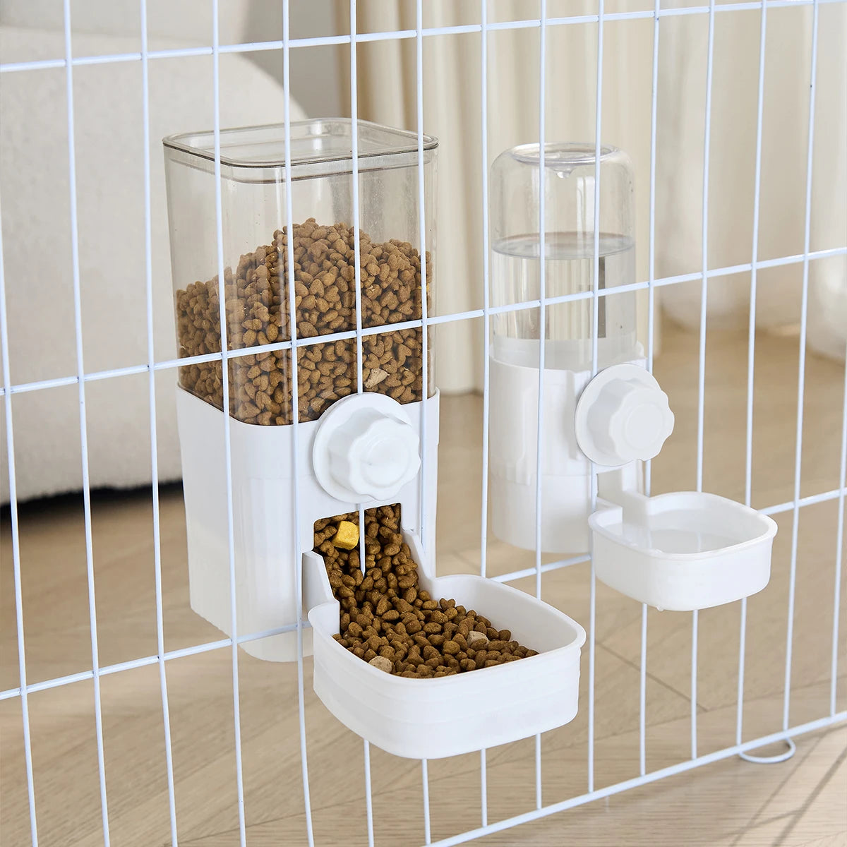 Automatic Pet Feeder & Waterer - Ideal Bowl for Dogs, Cats & Rabbits