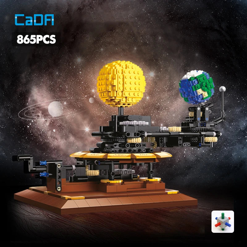 Cada 865PCS Solar System Building Blocks for Kids' Education