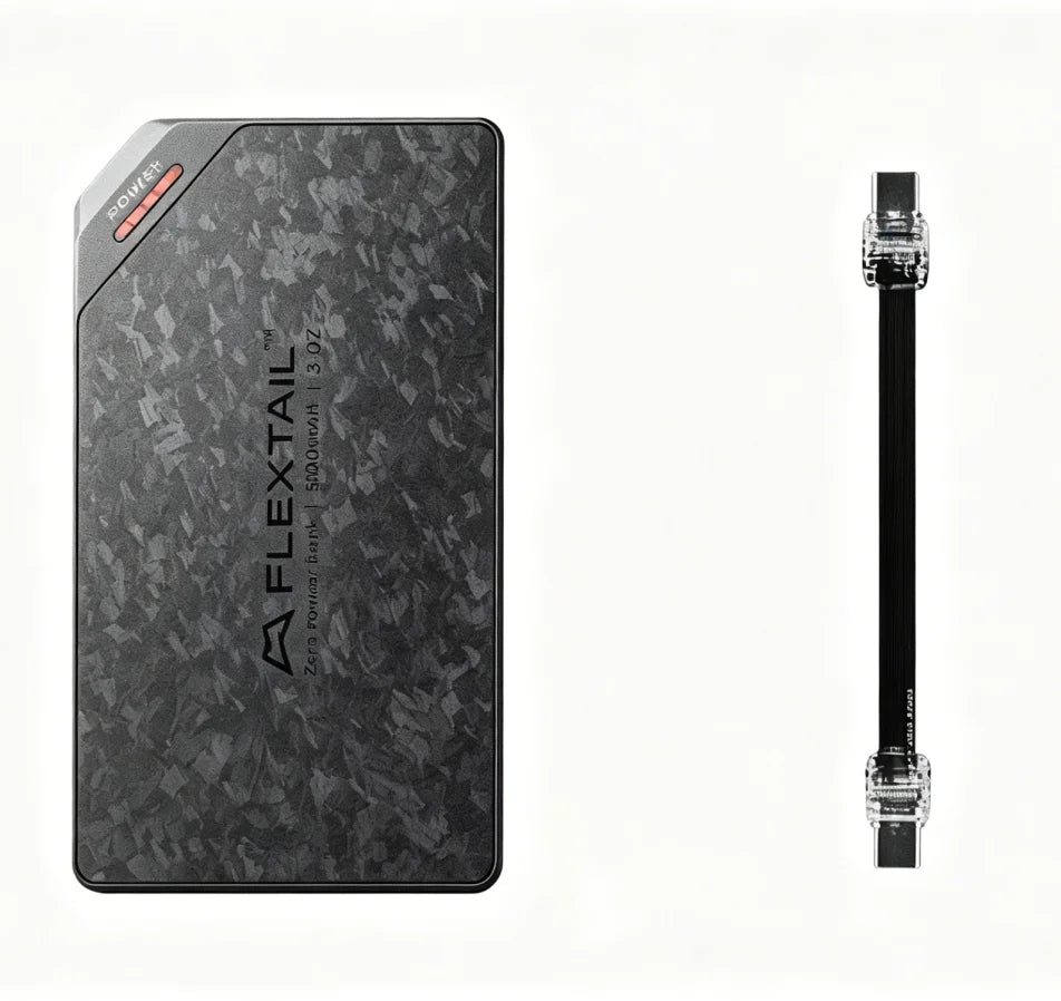 FLEXTAIL Zero Power Bank 5000mAh - Ultra-Slim, Fast Charging