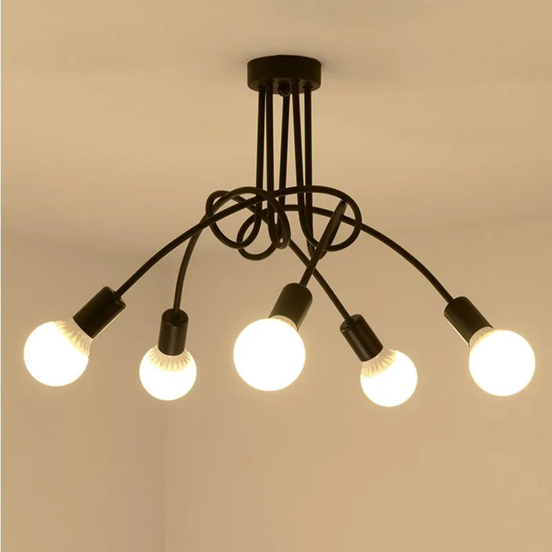 Elegant Gold-Plated Branch Chandelier for Modern Spaces