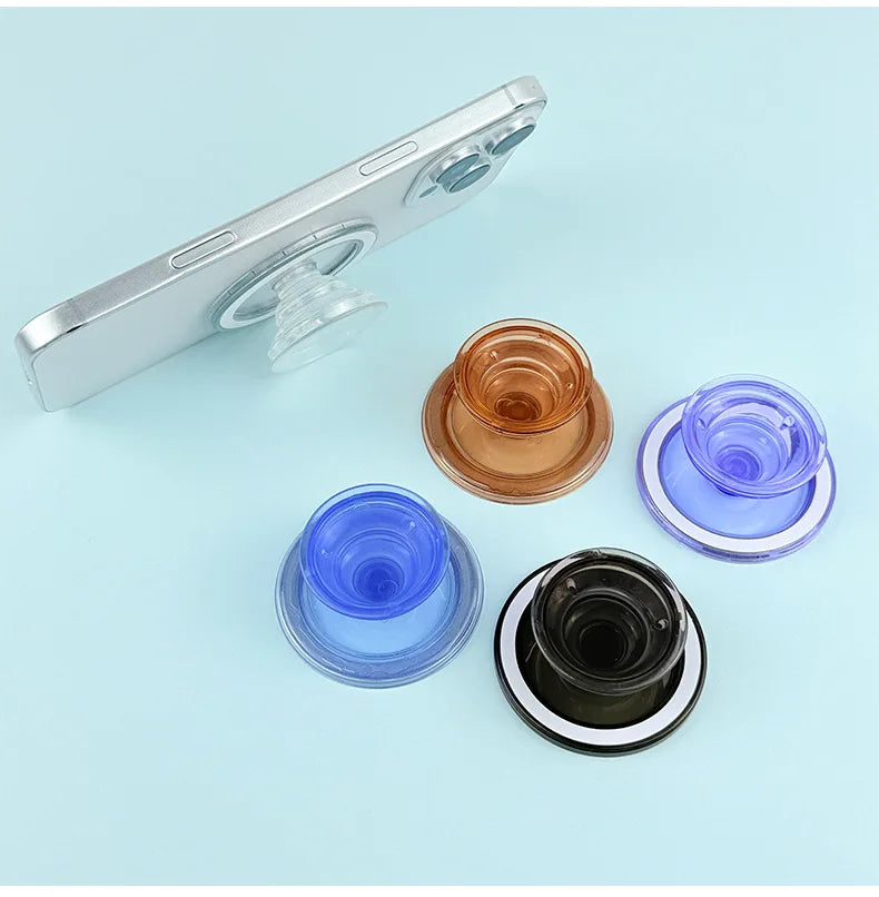 Magnetic Phone Grip Holder - Expandable Stand & Ring Support