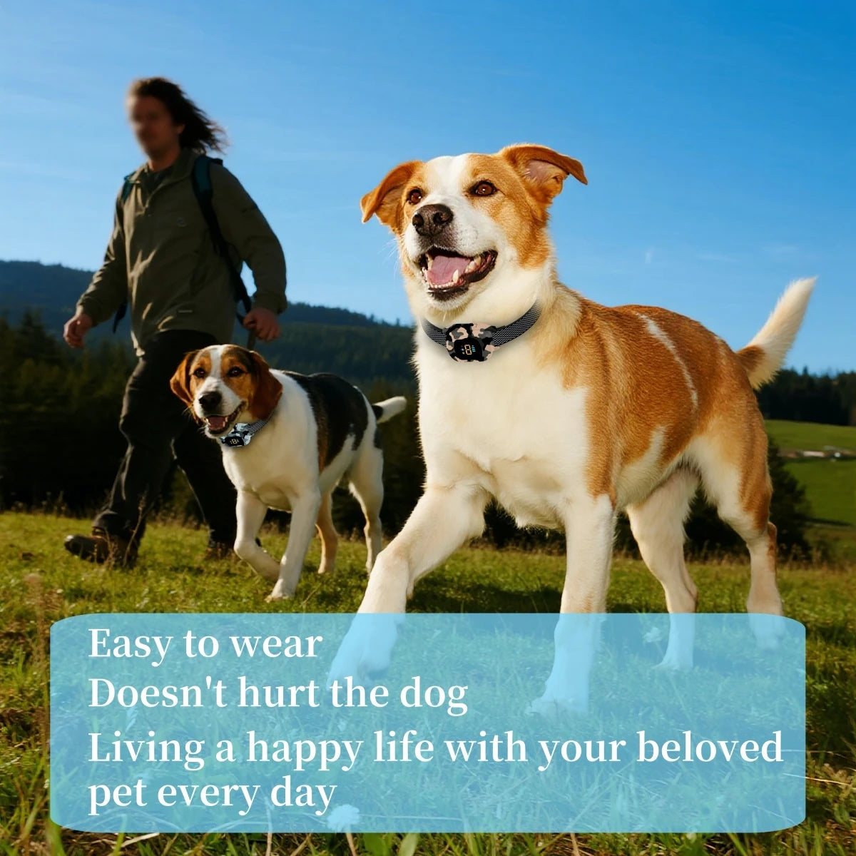 Rechargeable Camouflage Dog Anti-Barking Collar for Effective Training