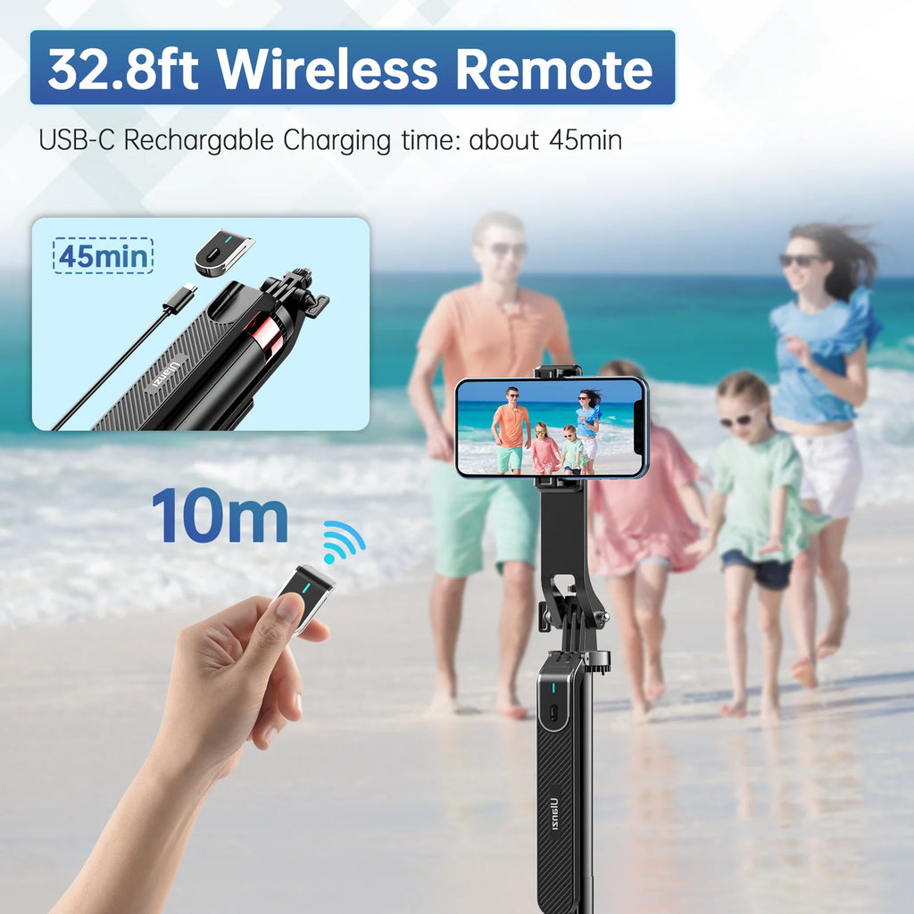 Ulanzi MA09 1.8m Selfie Stick Tripod with Remote for Smartphones