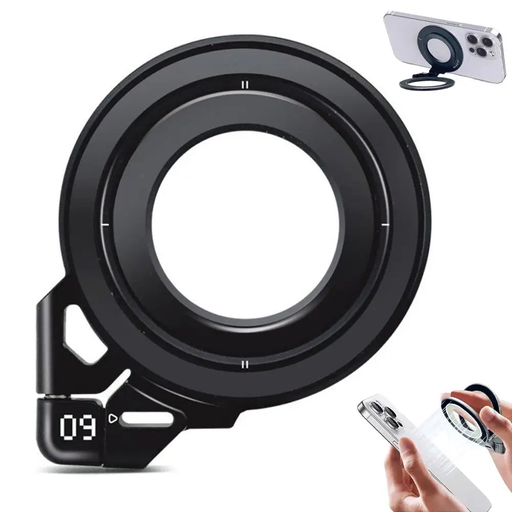 Magnetic Phone Ring Stand for Apple 12-16 Series - Ultra-Thin Grip