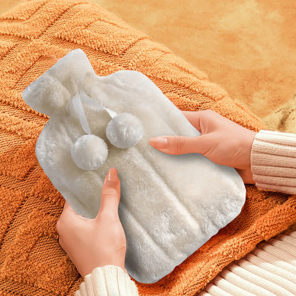 2L Soft Cover Hot Water Bottle - Cozy & Stylish Winter Companion