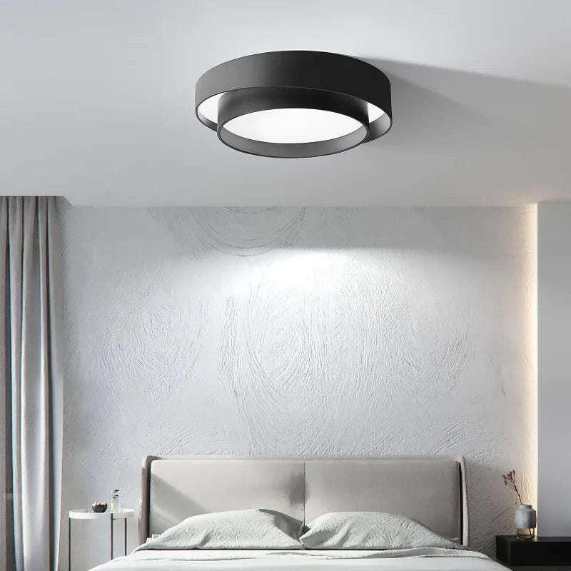 Nordic Modern Metal LED Ceiling Light for Living Room & Bedroom