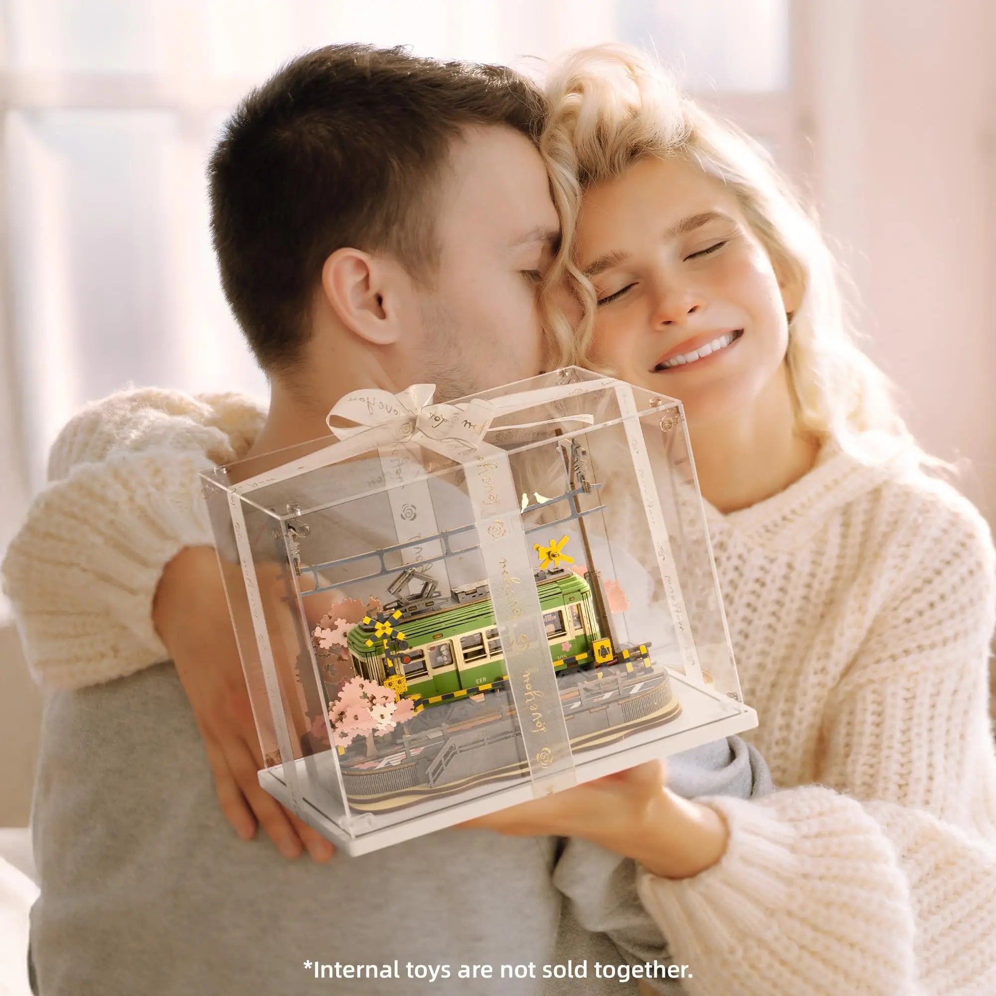 Rolife Acrylic Display Case for Miniature Houses - Dust Cover & Wiring