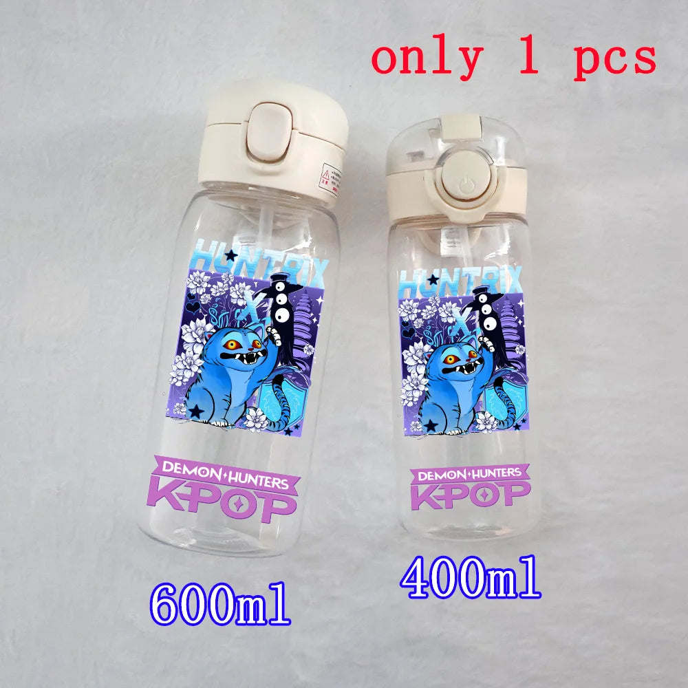 K-Pop Large Capacity Water Bottle - 400ML to 600ML for Fans