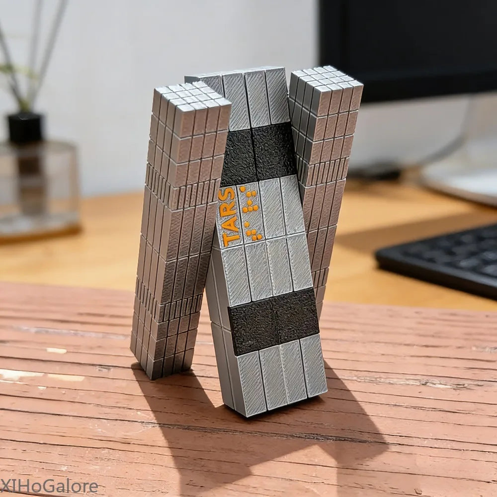 Interstellar Tars Robot 3D Printed Model - Sci-Fi Desk Decor Gift