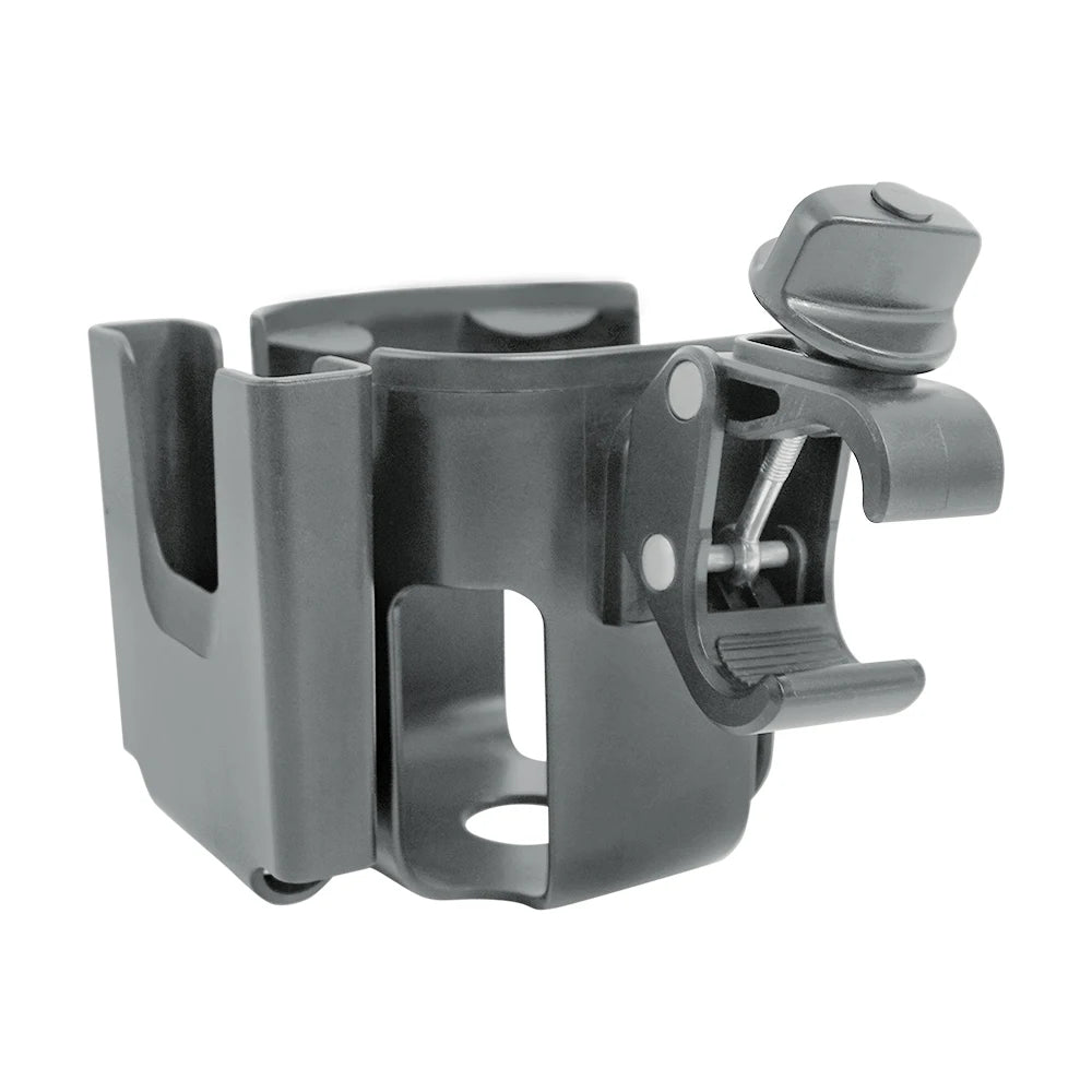 Universal Stroller & Bike Cup Holder with Phone Mount - 360° Rotatable