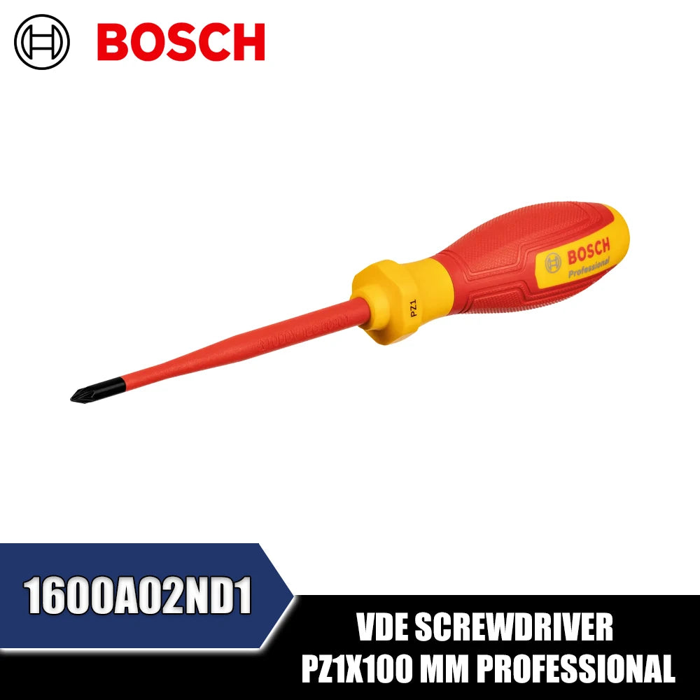 Bosch VDE Insulated Screwdriver Set PZ1x100/PZ2x125/PZ3x125MM