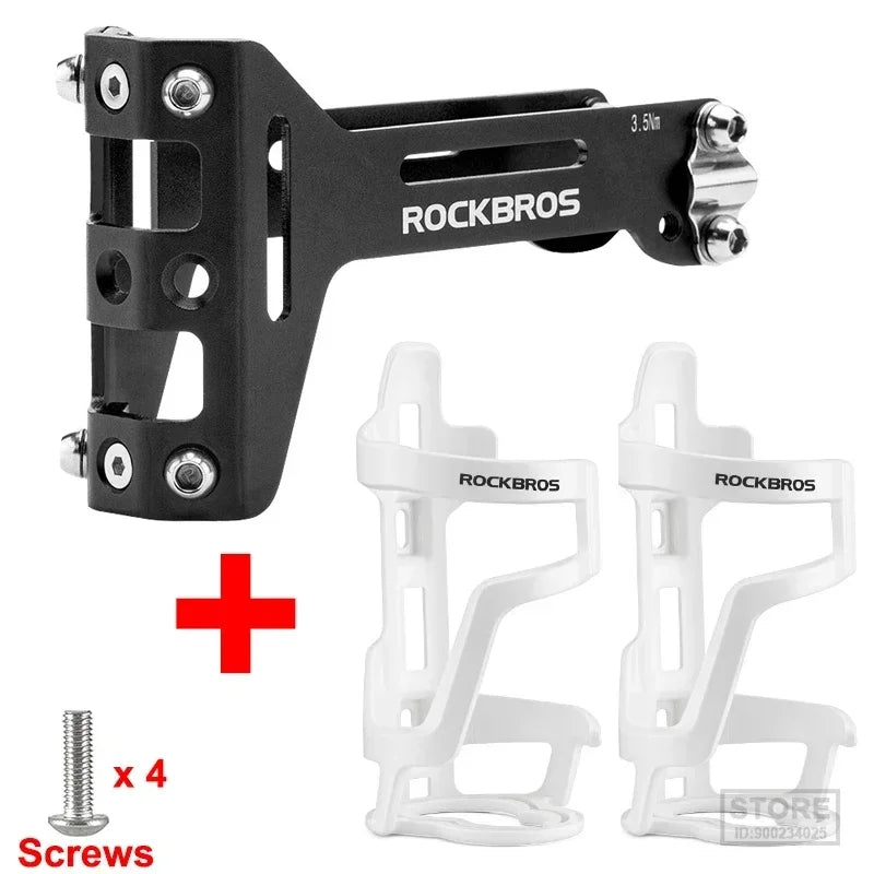 ROCKBROS Double Cup Bicycle Water Bottle Cage for Cycling Enthusiasts