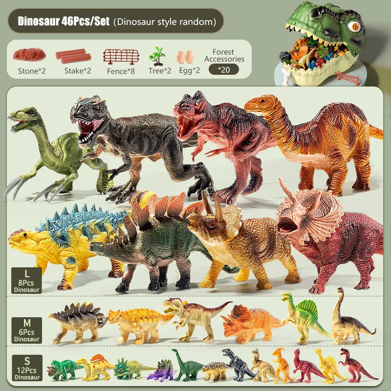 Jurassic Dinosaur Toy Set for Kids - Learn and Play Fun