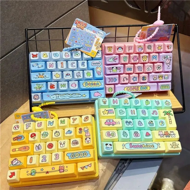Tide Decompression Toy Set - 26 Colorful Stress Relief Buttons