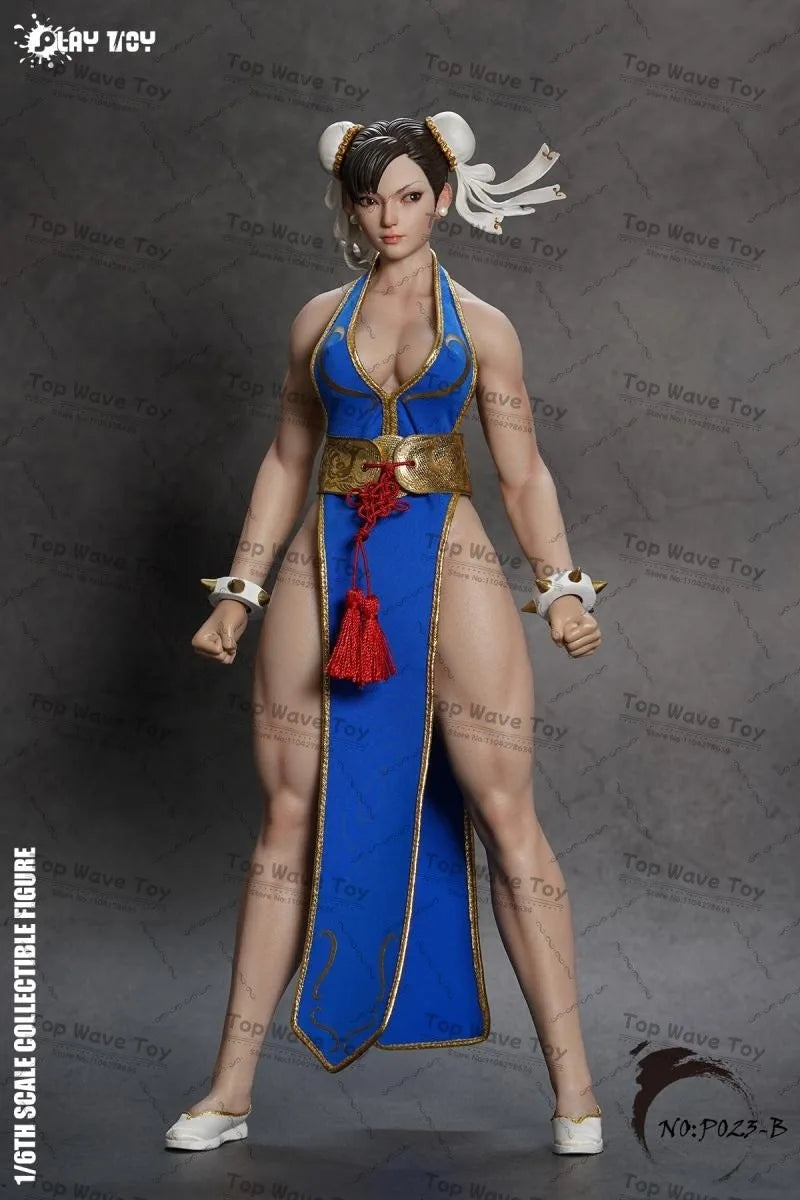 Chun Li 12'' Action Figure - Movable Eyes, Premium Collectible Toy