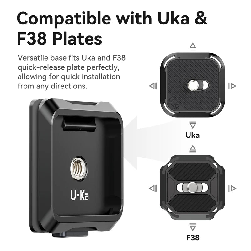 Ulanzi UKA01 Quick-Release Plate Kit for Easy Tripod Mounting