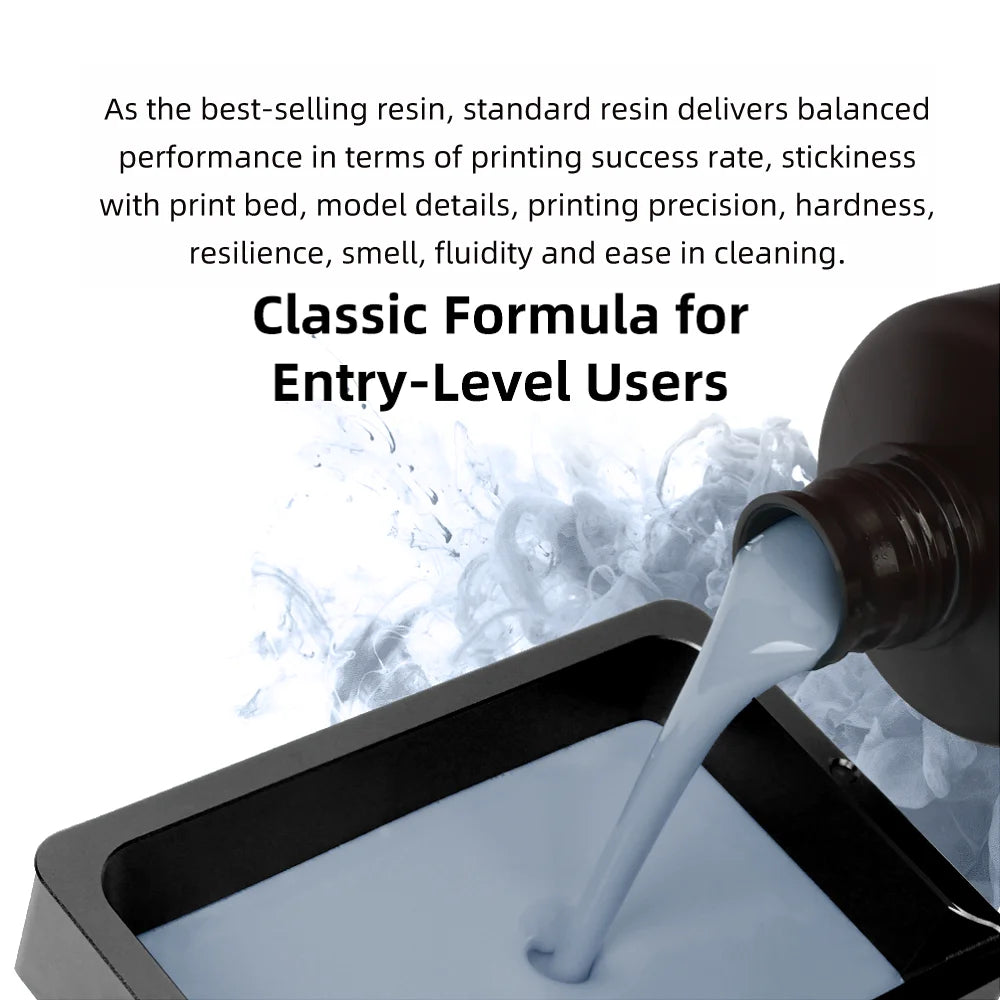 ANYCUBIC 405nm UV Resin for 3D Printing - High Precision & Fast Curing