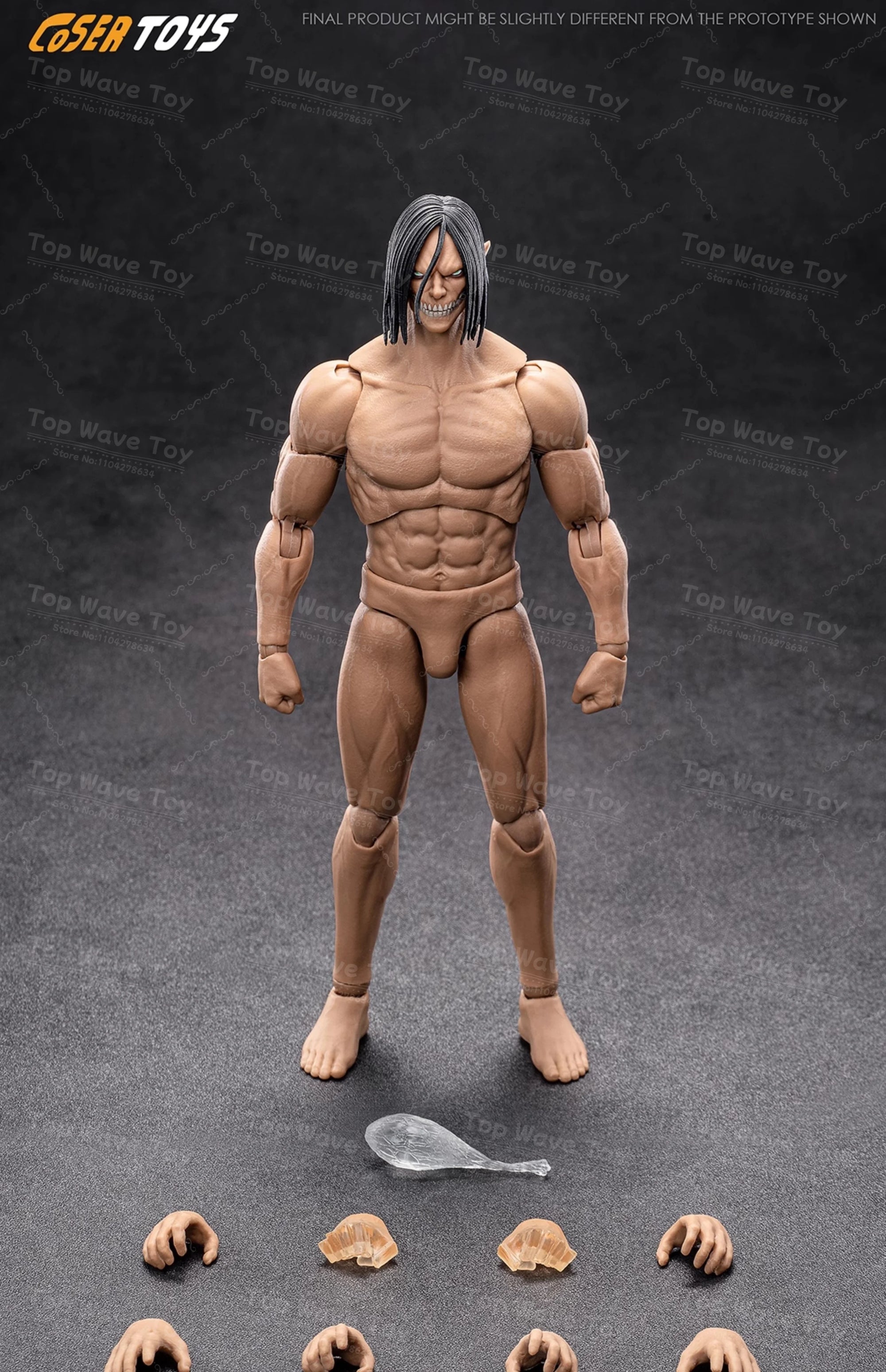 Eren Jaeger 6-Inch Action Figure - Ultra Flexible & Poseable Toy
