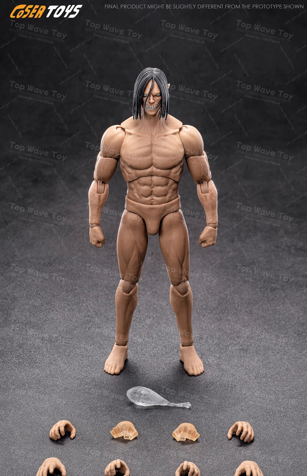 Eren Jaeger Action Figure | 6-Inch Articulated Model Toy