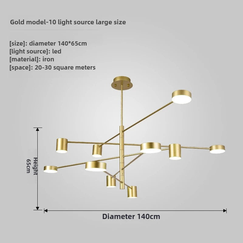Stylish Modern Minimalist Pendant Lamp for Living Room & Hotels