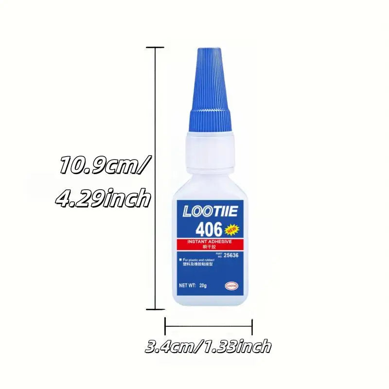 406 Multi-Purpose Super Glue - Quick Dry Strong Bond for Repairs
