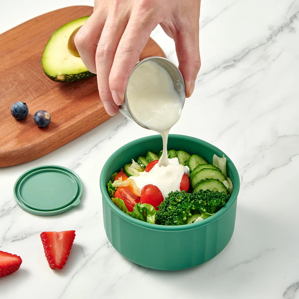 50ML Stainless Steel Sauce Cup with Lid - Portable Food Storage