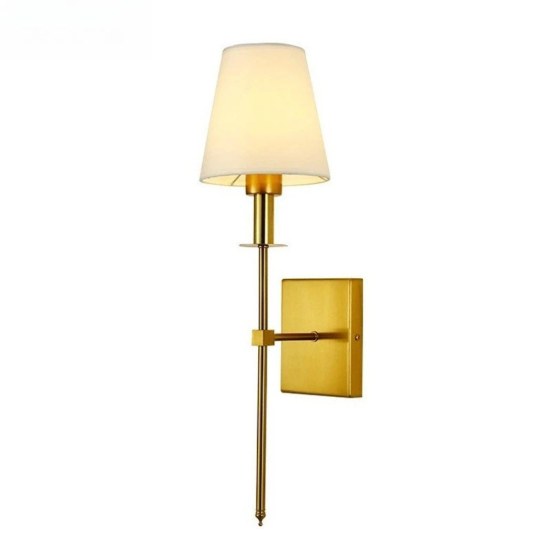 Modern Gold LED Wall Sconce for Bedroom & Home Decor