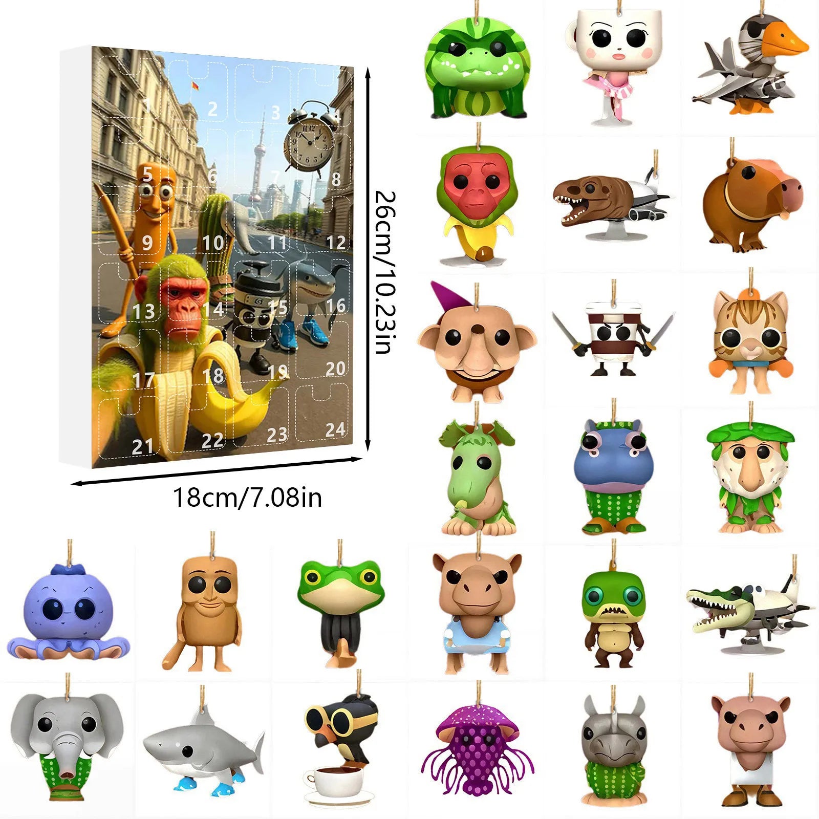 2025 Christmas Countdown Advent Calendar - 24 Days of Fun Surprises