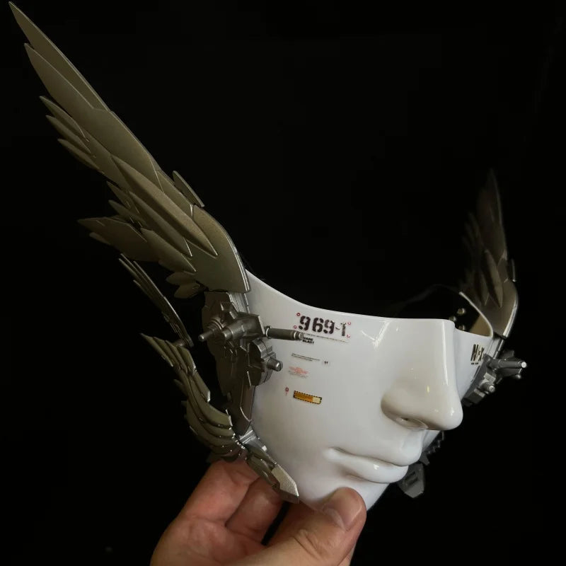 3D Half-Face Flying Wing Mask - Unique Gifts for Concerts & Cosplay