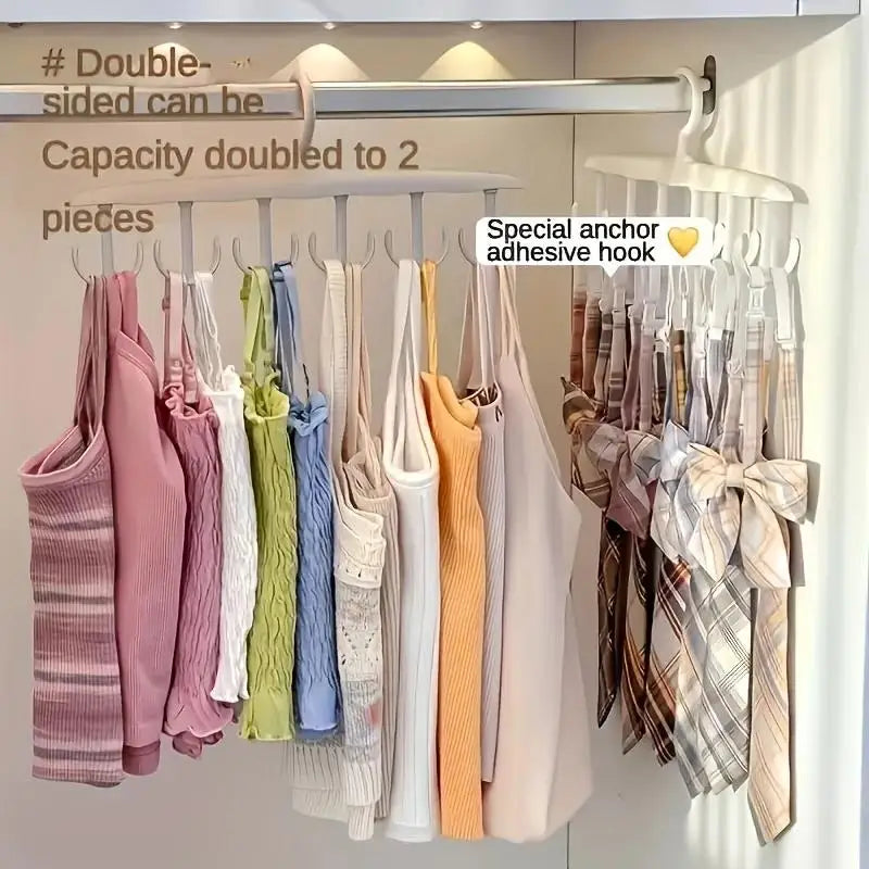 12-Hook Rotating Hanger - Space-Saving Closet Organizer
